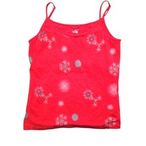 The North Face. Red & White Tank Top  Shirt Women's Size Large